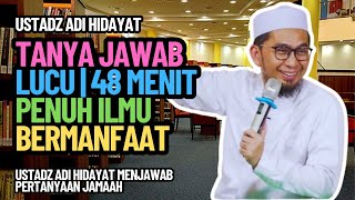 Download lagu TANYA JAWAB USTADZ ADI HIDAYAT LUCU | 48 Menit Penuh Ilmu Bermanfaat mp3