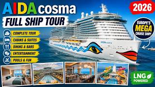 AIDAcosma Cruise Ship | Full Ship Tour, Cabins, Dining, Entertainment & Features | AIDA Cruises