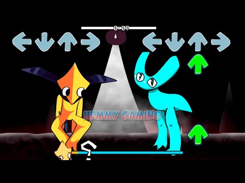 FNF New Rainbow Friends 2D Sings Animal (Roblox Rainbow Friends Chapter 2) FNF Mods