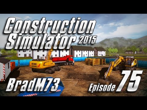 Construction Simulator 2015 GOLD EDITION - Episode 75 - Starting the Mansion with Pond!!