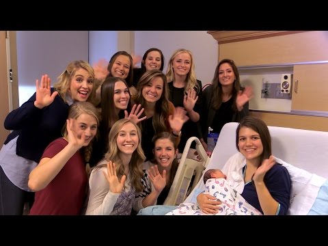 BYU Noteworthy Visits Maternity Ward...Singing Amazing Grace! - #LIGHTtheWORLD (25 Ways, 25 Days)