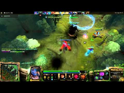 Dota 2 - Ogre Magi Ultra Kill counter gank - Roozy