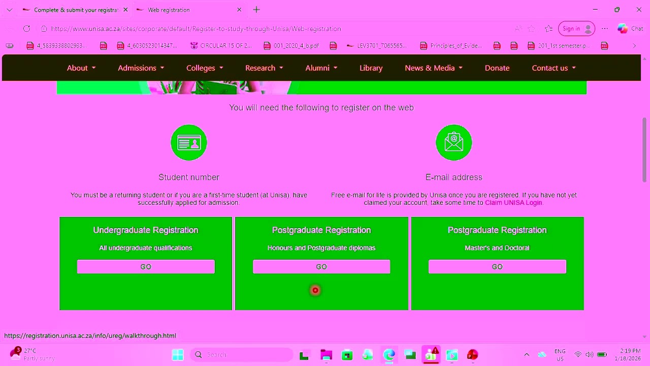 UNISA | Online Registration 2026