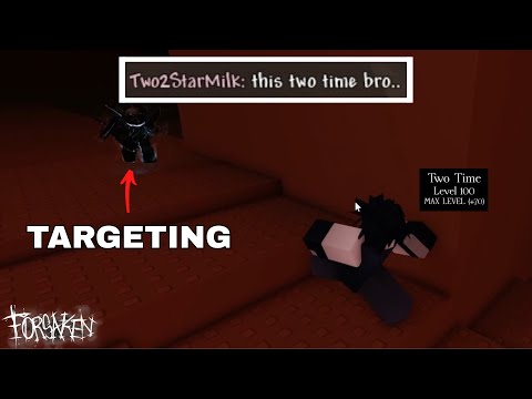 TROLLING TARGETING KILLERS using DEFAULT TWO TIME || Forsaken Gameplay