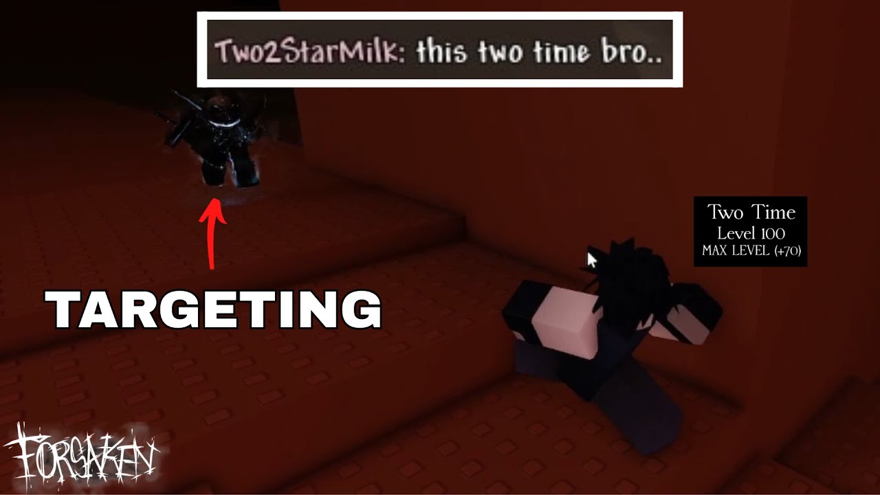 TROLLING TARGETING KILLERS using DEFAULT TWO TIME || Forsaken Gameplay