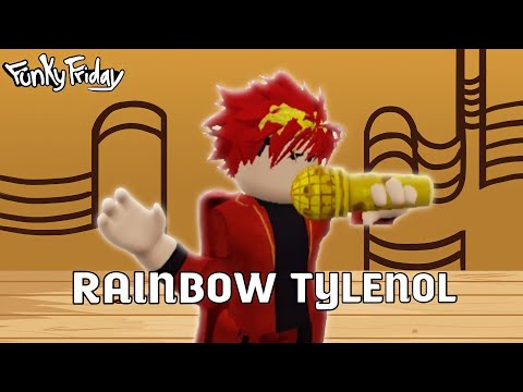 Rainbow Tylenol but Ruvstyle Sings It in Roblox Funky Friday 🎶🎤