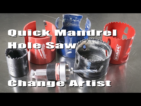 Fast Cap Hole Saw Quick Mandrel Review