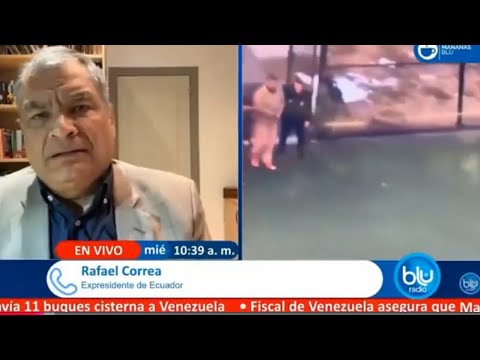 Interview with Rafael Correa about Venezuela on Blu Radio