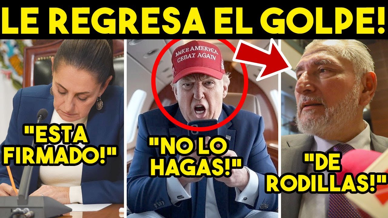 DE ULTIMA HORA! CLAUDIA SACA DECRETAZO, MEXICO SE LA REGRESA A EU. ULTIMATUM A TRUMP, ADIOS.