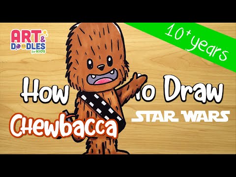 How to draw Star Wars CHEWBACCA