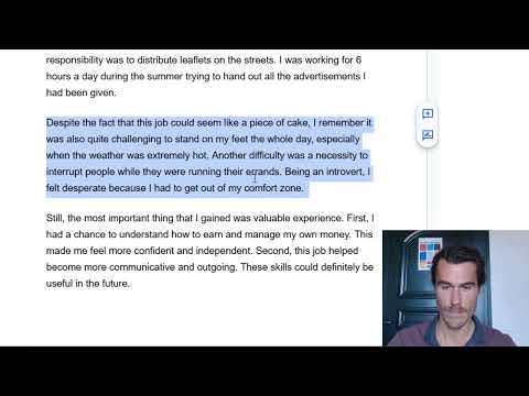 B2 First Informal Email Sample & Analysis