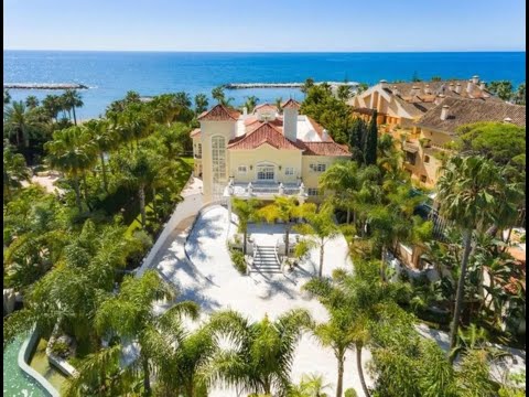 Picasso-Signed Beachfront Mansion in Puerto Banús, Marbella | JamesEdition
