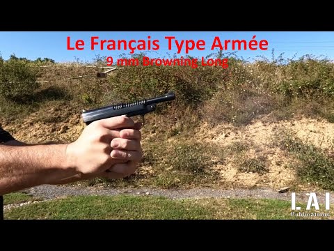 Pistolet Le Français Type Armée : tir avec ralenti