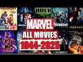 MARVEL MOVIES FROM 1944 TO 2025 || MOVIE LISTER ||