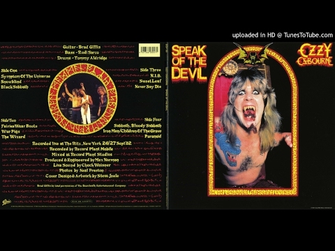 Ozzy Osbourne - Snowblind (Live Speak Of The Devil)