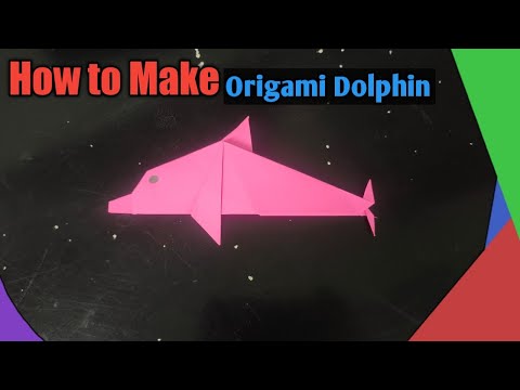 How to Make an Easy Origami Dolphin Step by Step - Origami Dolphin