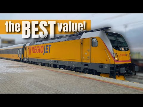Business Class on RegioJet – The BEST Private Train in Europe!