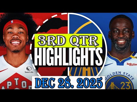 Toronto Raptors vs Golden State Warriors 3rd Qtr Dec 28.2025 Highlights | NBA hightlight