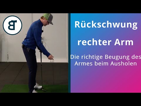 Rechter Arm im Rückschwung | Die richtige Beugung beim Ausholen