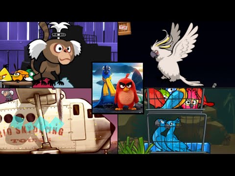 Angry Birds Rio Sprites Changed (V2) - All Bosses (Luta dos Bosses) 1080P 60 FPS