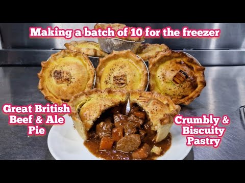 Beef & Ale Pie - a great british pub classic #chefarchiepie