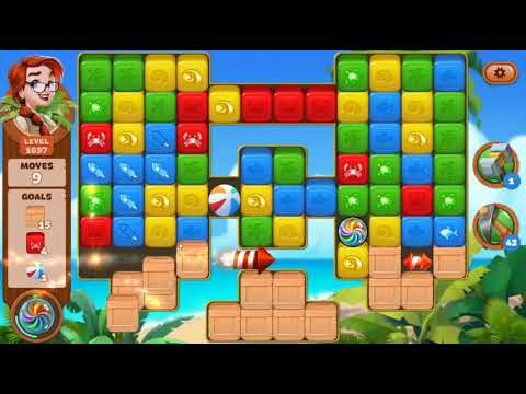 Lost Island Blast Adventure Level 1697 NO BOOSTERS - A S GAMING