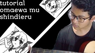 (Tutorial gitar) omae wa mou | already dead | (playlist guitar tutorial)