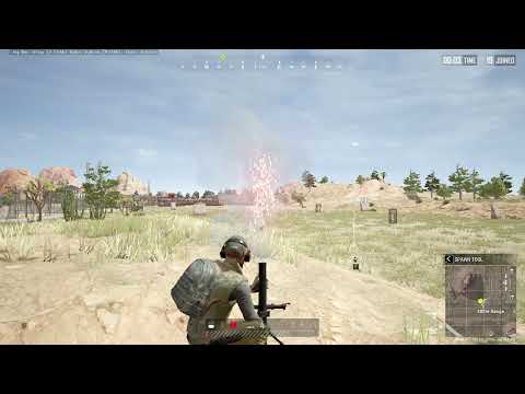 PUBG  BATTLEGROUNDS  2022 , Zeroin on mortar with spotter scope.