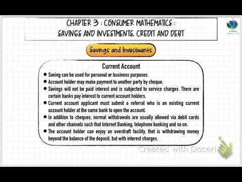 KSSM F3 Chapter 3 | Savings #cikgootube