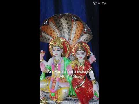 Marble Laxmi Narayan Statue