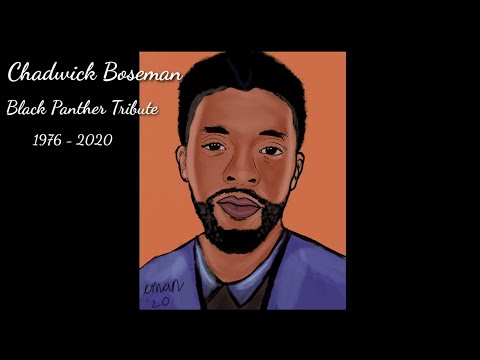 Chadwick Boseman/Black Panther Art Tribute - Rest In Peace