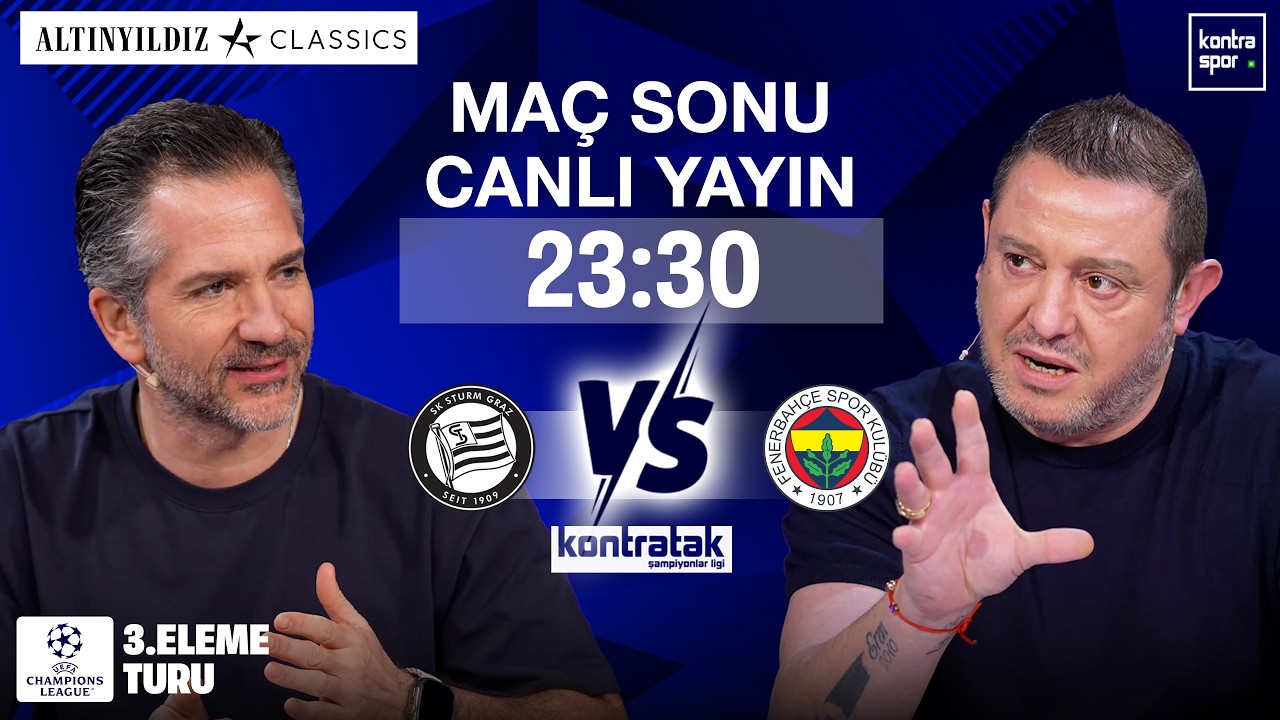 🔴 CANLI | Sturm Graz - Fenerbahçe Maç Sonu | Nihat Kahveci, Nebil Evren | Kontratak