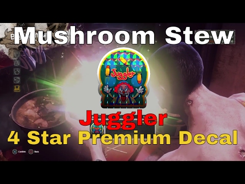 LET IT DIE Very Rare 4 Star Premium Decal JUGGLER from the Mushroom Stew