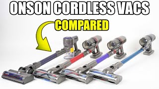 Onson Cordless Vacuum Cleaners COMPARED - EV696 Pro vs Max vs A10
