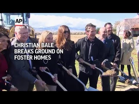Christian Bale’s Foundation Breaks Ground On Foster Care Village