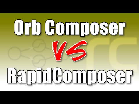Comparing Orb Composer and RapidComposer - Harmonizing and accompanying a given melody