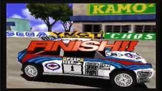 Sega Rally (Jap) on Sega Saturn Full Run Through