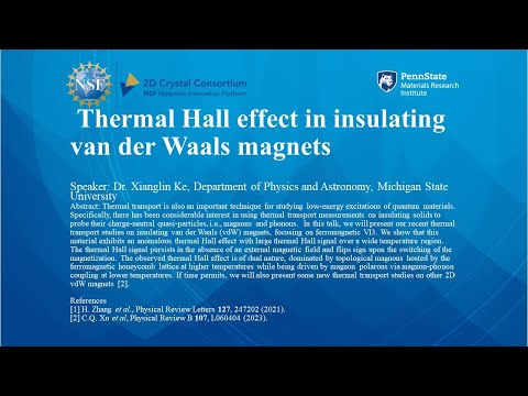 Thermal Hall effect in insulating van der Waals magnets