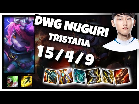 Tristana vs Ezreal DWG Nuguri BOT (15/4/9) - v11.6