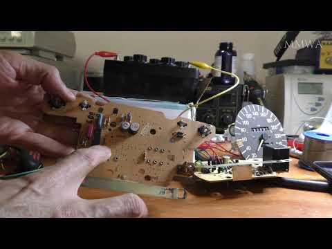 Slowing down the W126 speedometer for the "AMG" 300KM/h faceplate without a speedo corrector