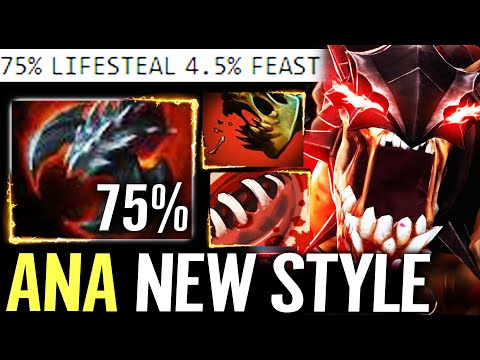 🔥 ANA Naix NEW STYLE — Satanic + Shard 75% LifeSteal + FEAST 4.6% HP WTF Cancer Carry Dota 2 Pro