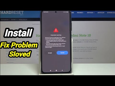 How to Install Apps From Unknown Sources on XIAOMI Redmi Note 10 – Allow Unknown Sources 2022
