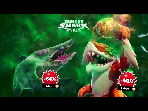 GOT ZOMBIE SHARK 66% OFF AND MELTDOWN SHARK 40% OFF (DOUBLE DISCOUNT) - Hungry Shark World