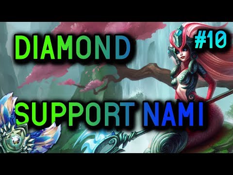DIAMOND Support Nami S8 Full Gameplay #10 - League of Legends