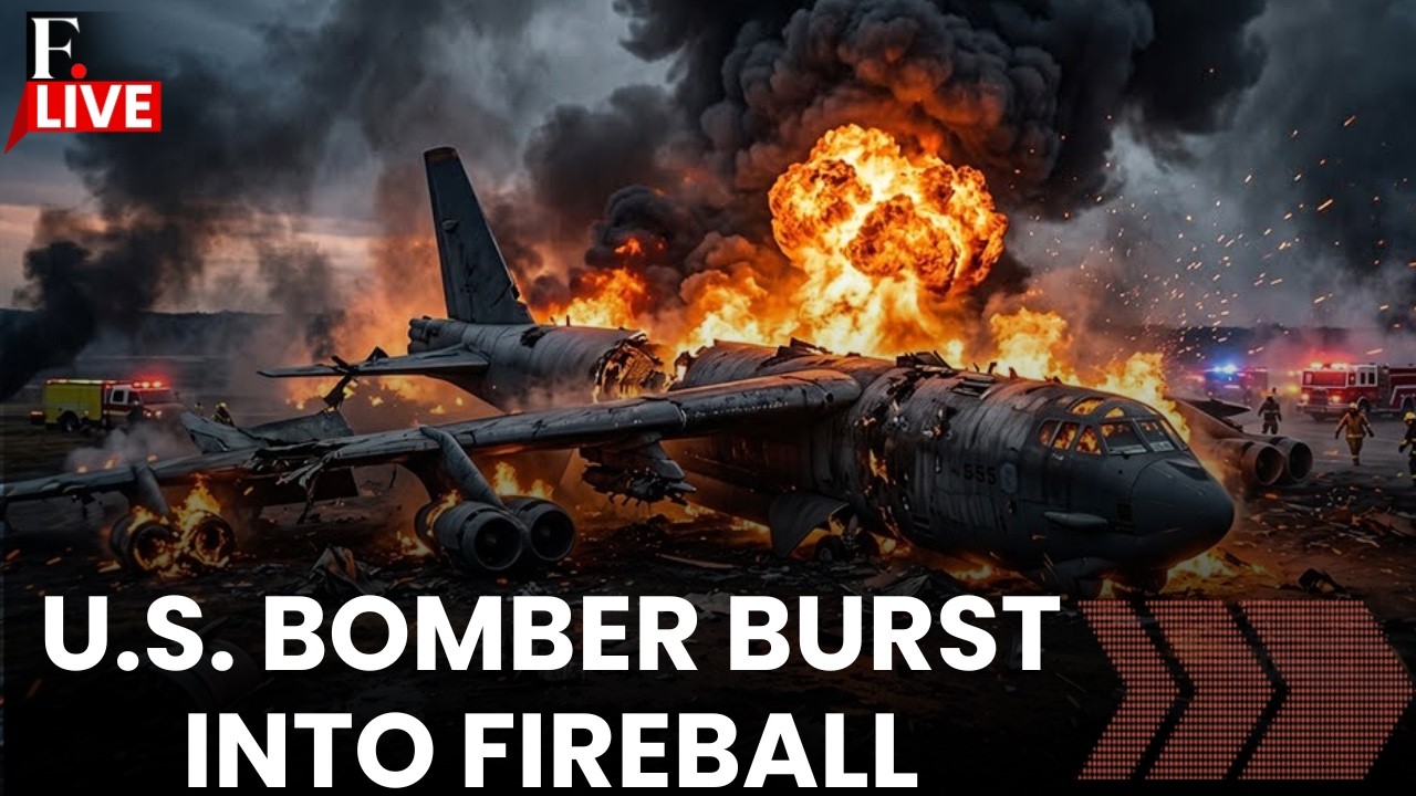 California Crash LIVE: US B-52 Bomber Crashes During Test Flight In California Leaving 8 Dead