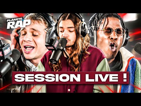 SESSION LIVE avec Lujipeka, Georgio, BEN plg & Yamê ! #PlanèteRap