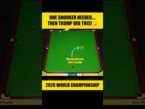 Pure Genius from Trump 🤯🎱 | World Championship 2026