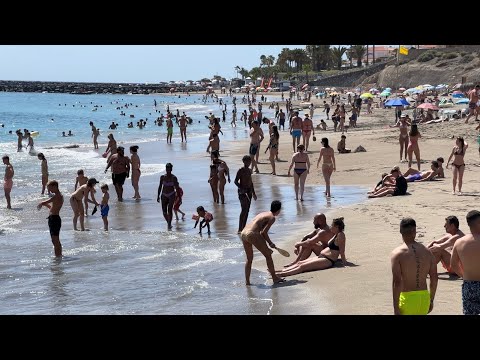 🌍 Tenerife Beach. El Duque. Summer 2023. Spain. 4K