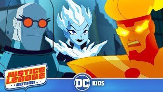 Justice League Action | Fire &amp; Ice | DC Kids