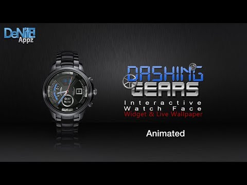 Dashing Gears HD WatchFace Video